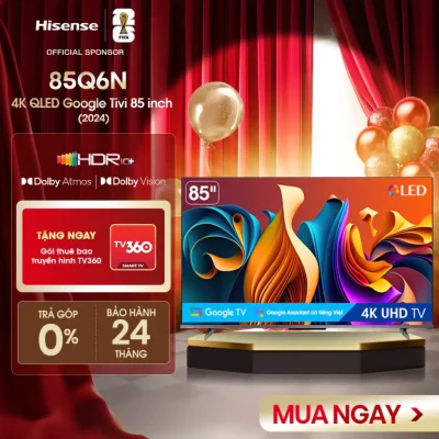 Google Tivi QLED Hisense 85 inch 85Q6N