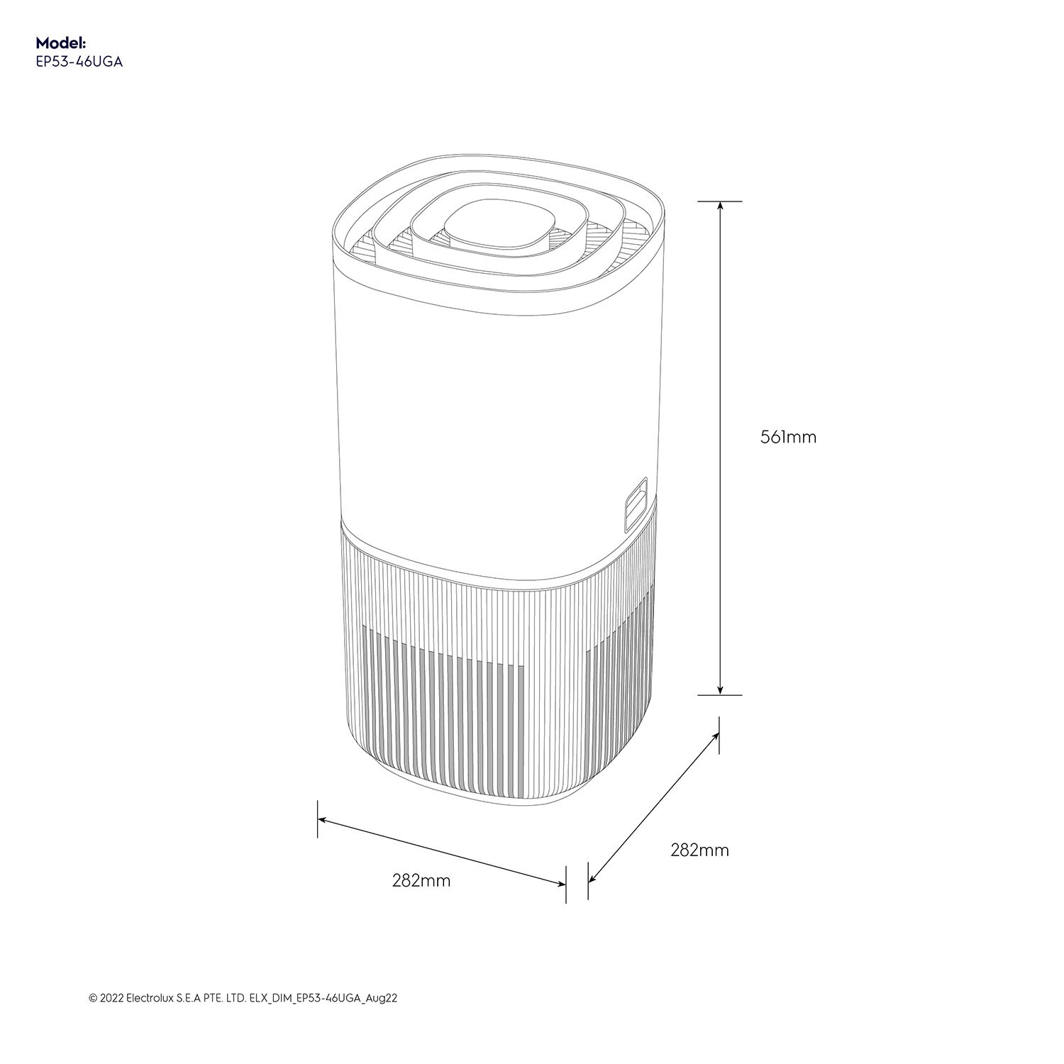 Máy lọc không khí Electrolux EP53-46UGA - Ảnh 5