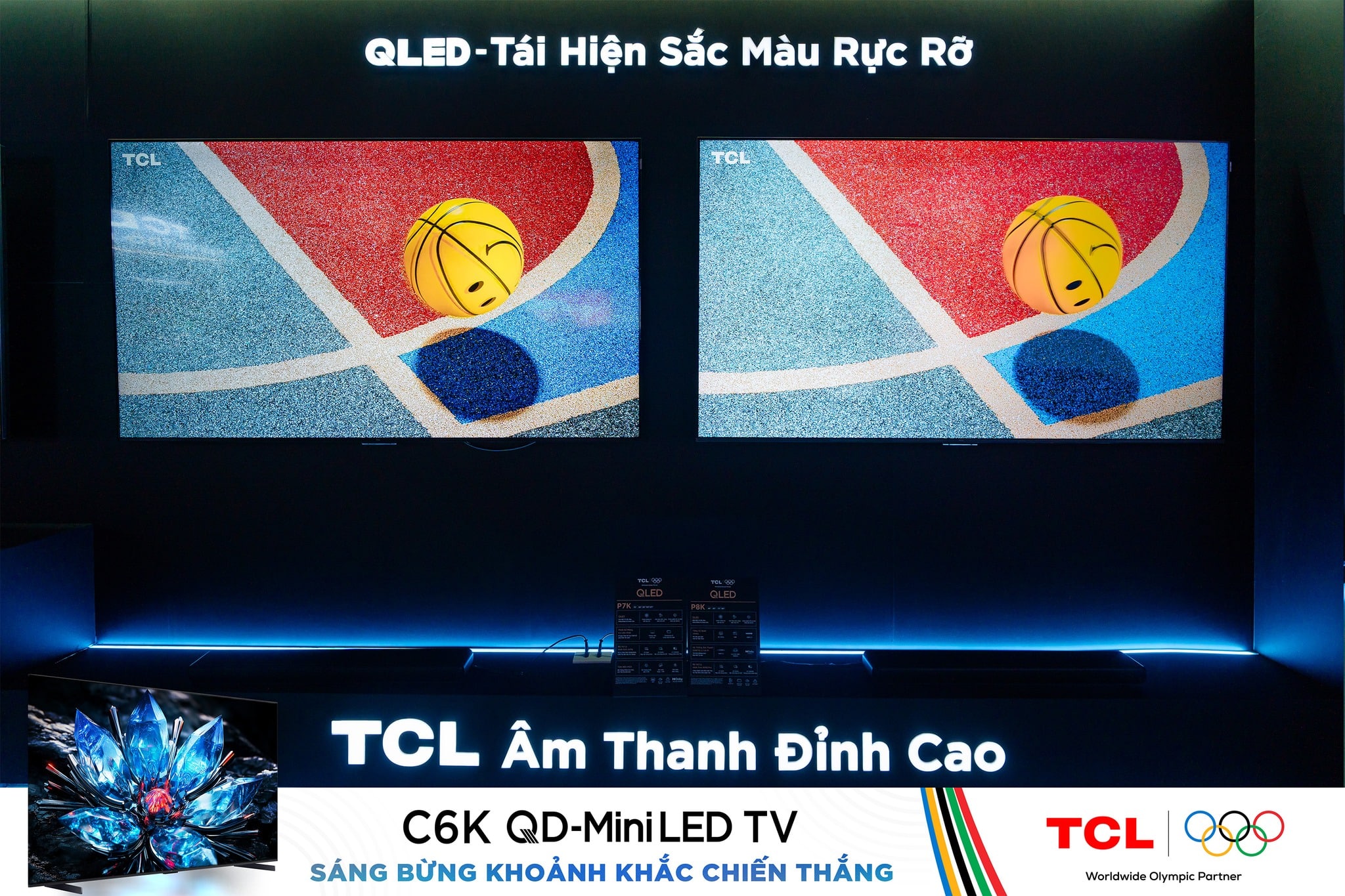 QD‑Mini LED Series C6K: Cao cấp, Mini LED, 55″ – 65″ (ra mắt 2025).