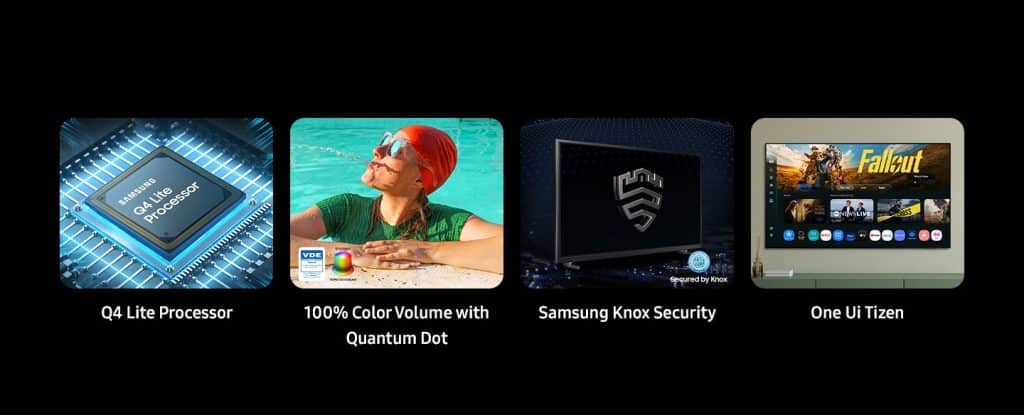 Bộ xử lý Q4 Lite Samsung QLED Q6F