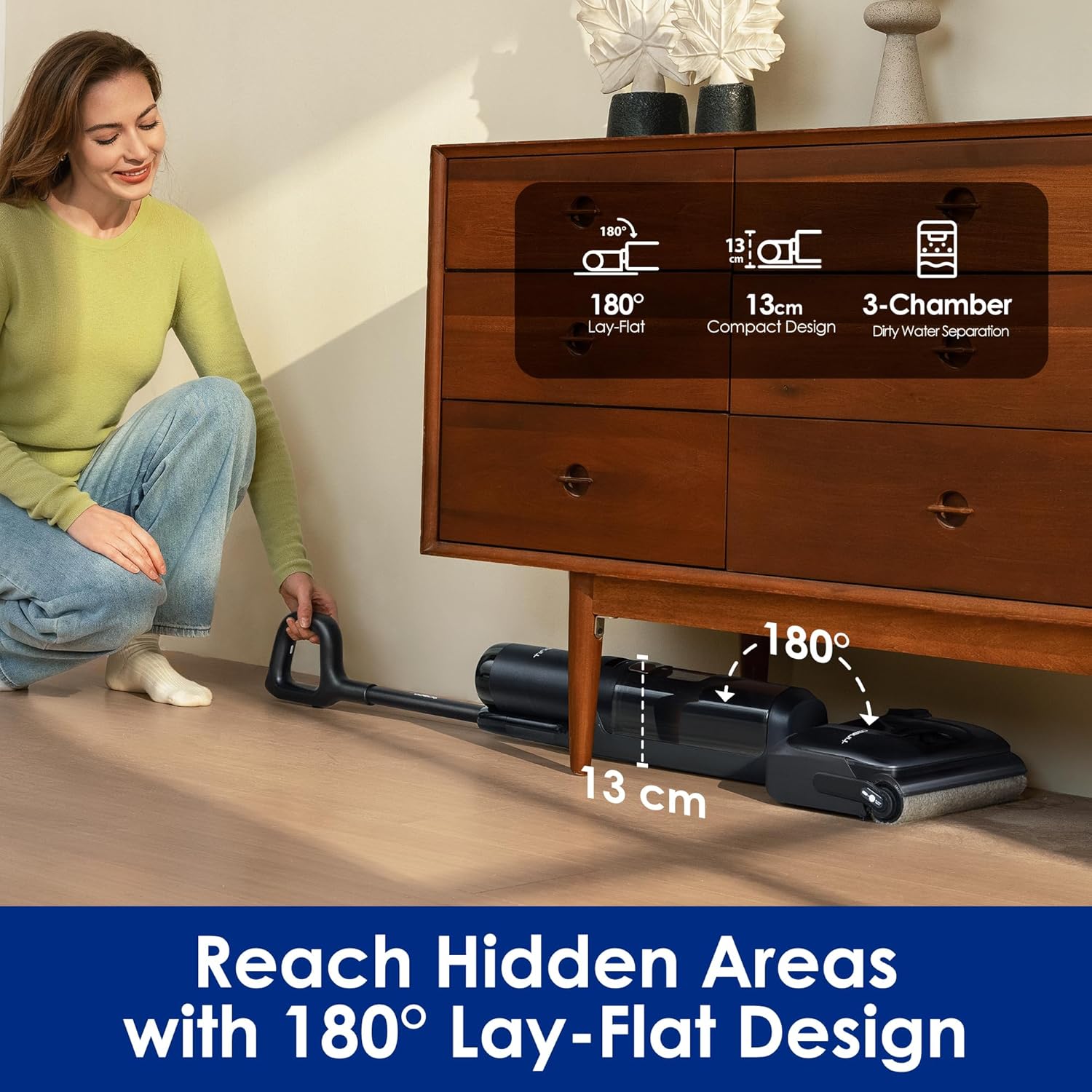 Máy hút bụi lau nhà Tineco Floor One S7 Stretch Steam - Ảnh 8