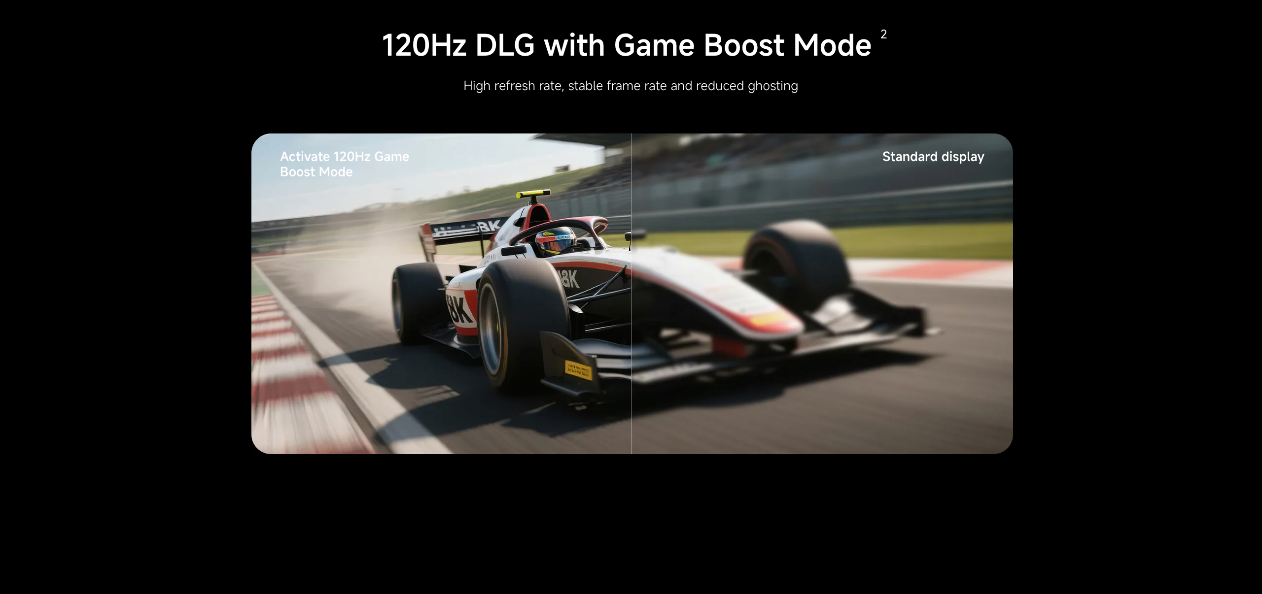 Tối ưu mượt mà cho game thủ với Game Boost 120Hz